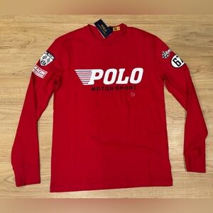 Polo Ralph Lauren Men's Classic Fit RL 67 Motorsport Racing T-Shirt Red NWT XXl